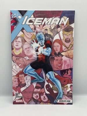 Iceman Vol. 2 Absolute Zero Marvel Graphic Novel Comic Book, Unread, Free Ship