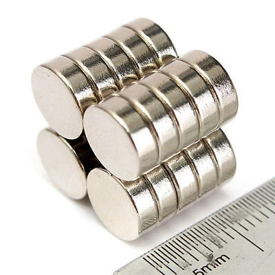 ECMAGNET Strong Cylinder Neodymium Disc Magnet 3mm - 25mm Diameter 2mm - 10mm Thickness