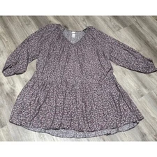 H&M Blouse women's large floral print