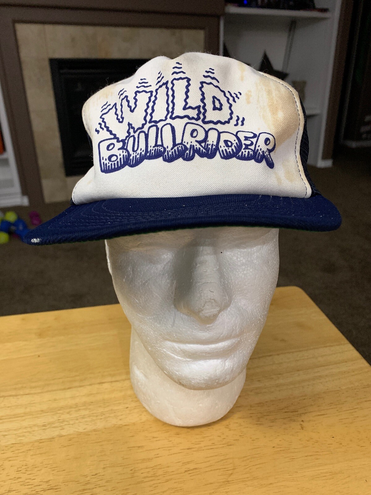 Vintage Wild Bull Rider Mesh Trucker Snapback Hat Manchester TN