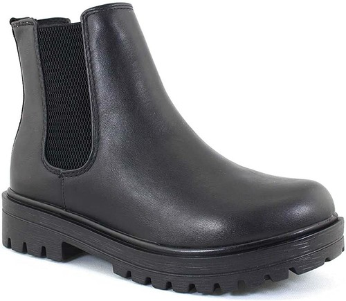 Soda Pilot Lug Sole Low Heel Chelsea 
