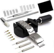 Watch Link Removal Kit, Watch Band Sizing Tool for Watch Strap Adjustment, Wa...