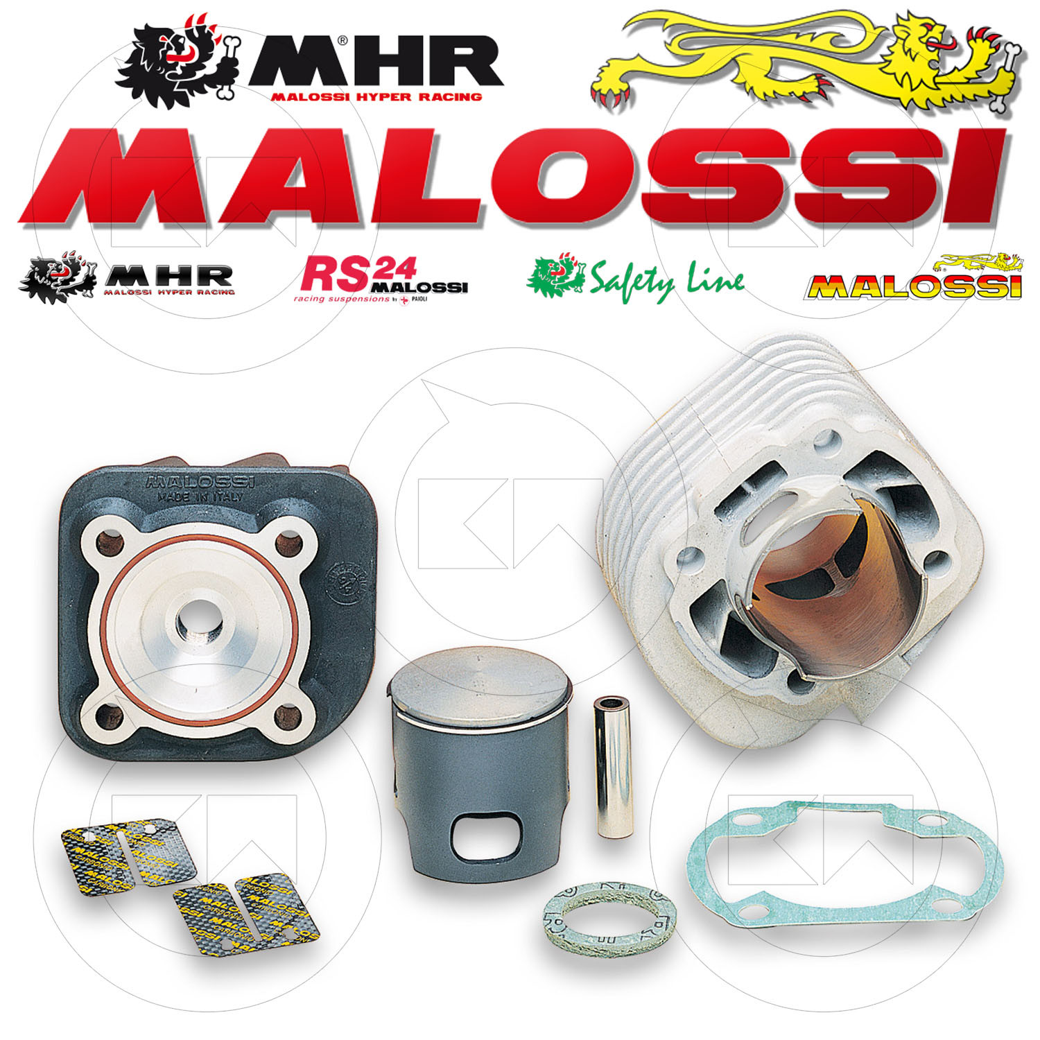 Minarelli Orizzontale Gruppo Termico Malossi 70cc Piaggio Mhr Team