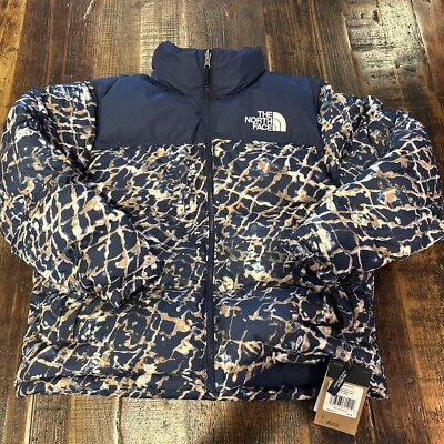 The North Face W 96 Retro Nuptse Jacket Navy Blue Multi XL