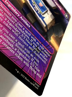 MTG Soundwave, Sonic Spy *SHATTERED GLASS* BOT Transformers 028 NM