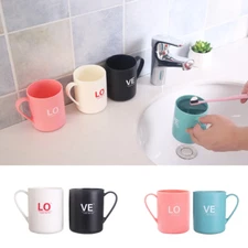 Water Cup Drinking Cup Mug Cup Water Toothbrush Lover Hotel Cups Coffee Cup USA.