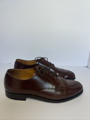 Cole Haan Calhoun Mens Size 9.5D Shoes Leather Oxford Derby Mahogany Dress Wbox