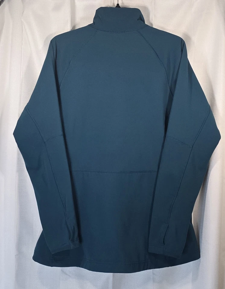 Mountain Hardware Mujer Turquesa Talla X-Grande Chaqueta Verde Azulado Cuarto Cremallera Pullover Foto 2 de 4