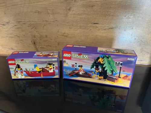 Lego Pirates 6247 + 6258 NEU & OVP / NEW SEALED MISB, 1992, passend z. 6277 6285