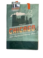Trader Joe’s Bag CHICAGO Reusable Grocery NEW Shopping Ships FREE and Fast