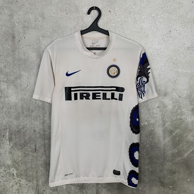 INTER MILAN 2010 2011 AWAY FOOTBALL SHIRT NIKE DRAGON JERSEY SIZE