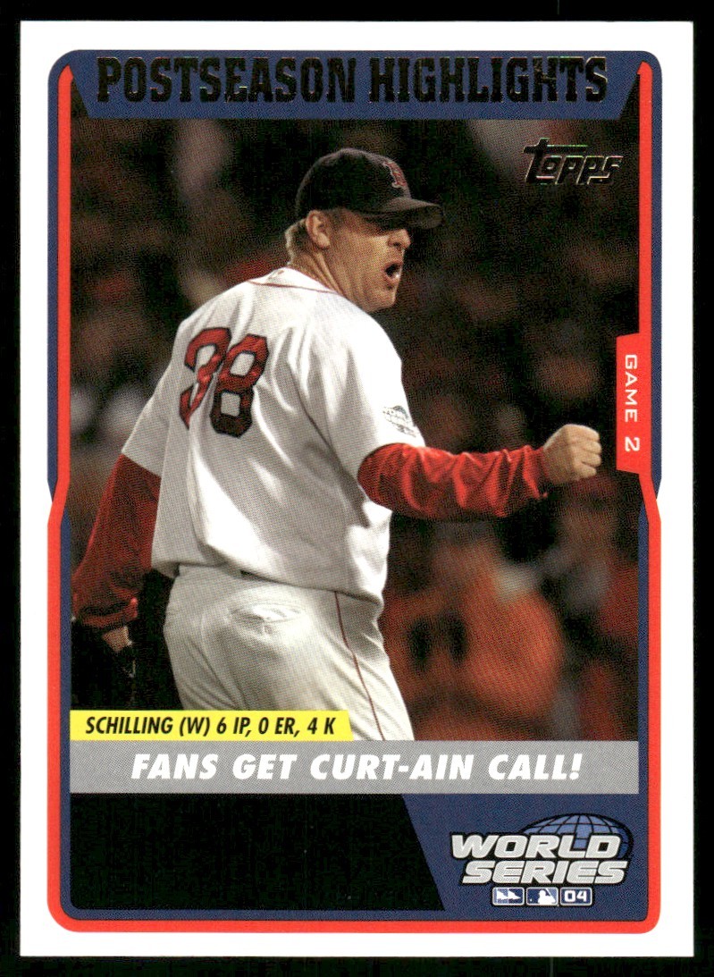 2005 Topps Curt Schilling Boston Red Sox #352