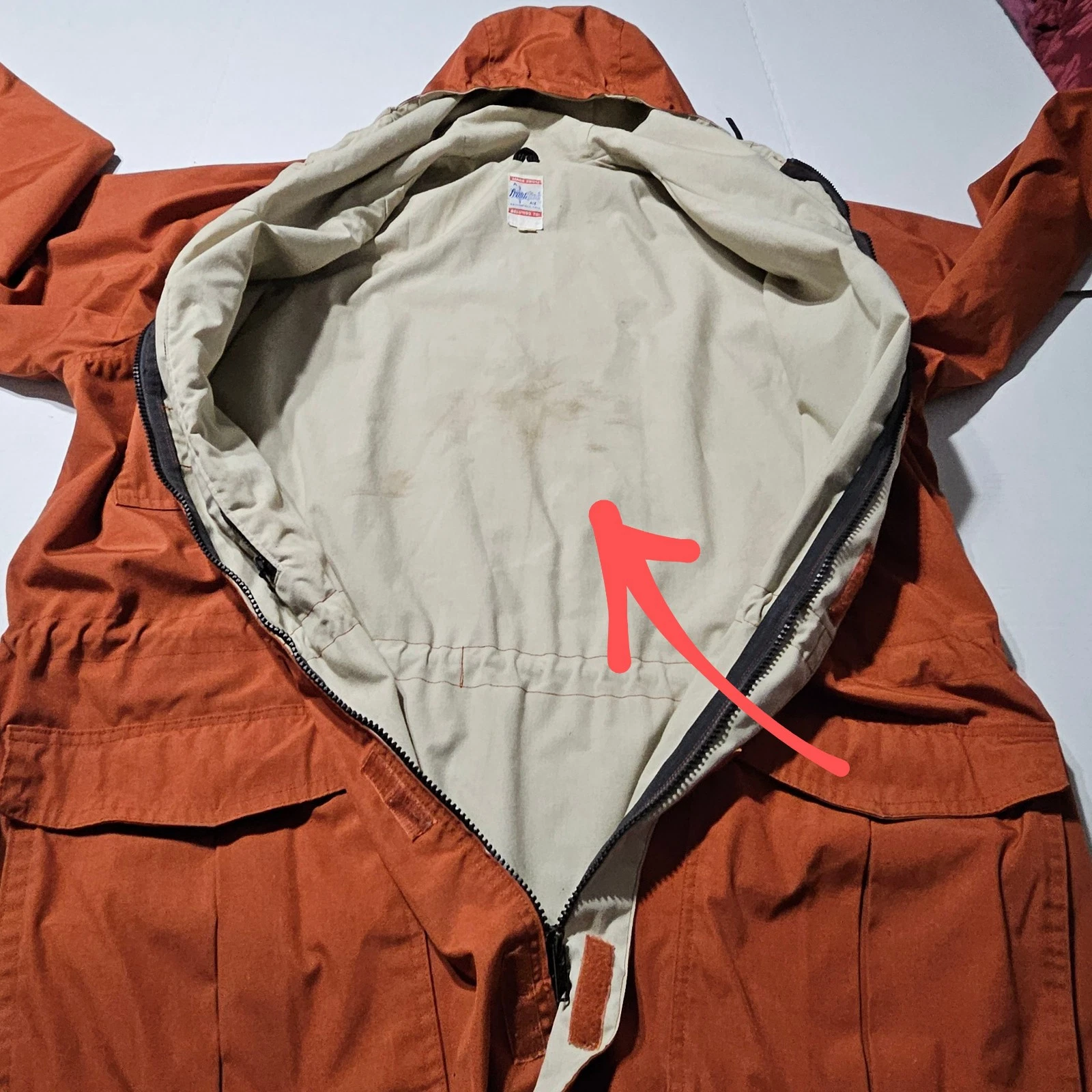 Vtg Frostline Kit Denver, CO Gorpcore Parka Hooded 1970’s Men’s Large *READ* - product detail image 10