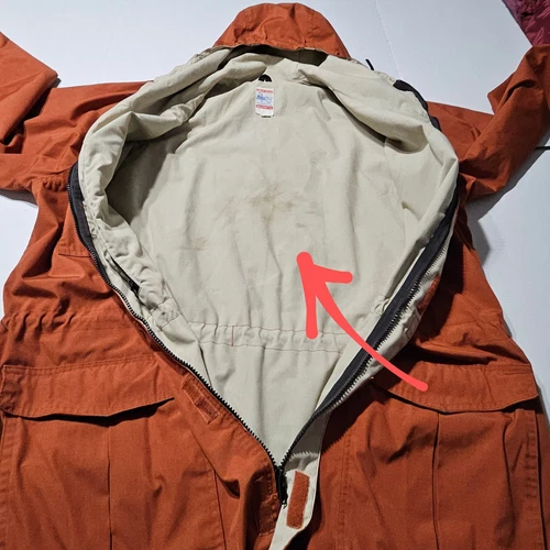 Vtg Frostline Kit Denver, CO Gorpcore Parka Hooded 1970’s Men’s Large *READ* image 10