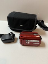 JVC Everio G Series 45X Zoom Camcorder. 80GB Hard Disk GZ-MG750 -RED Complete