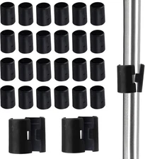 Bivethoi 54 Pack Wire Shelf Clips for 7/8 Inch Post, Split 3/4 Inch, 36 pack 