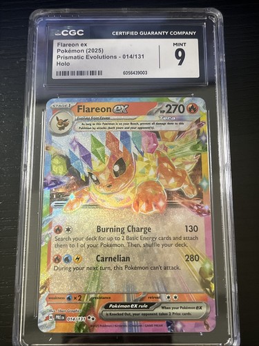 Flareon ex graded CGC 9 for sale on eBay