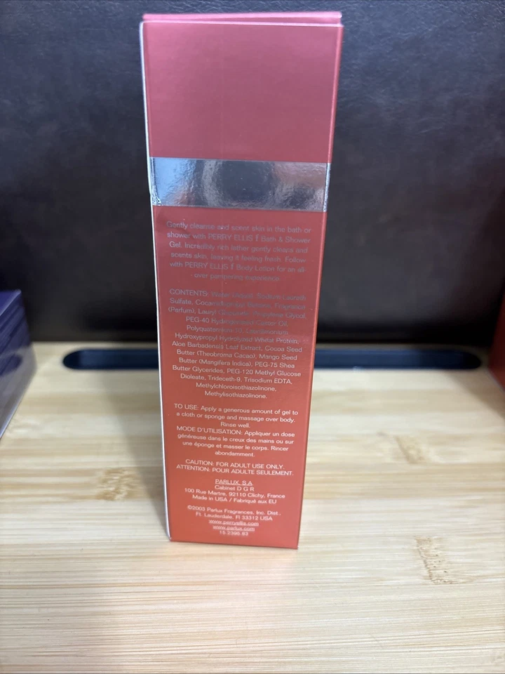 Gel de baño y ducha Perry Ellis F Pour Bain ET ducha 6,7 fl. oz. 200ML Foto 3 de 4