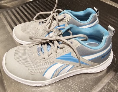 Reebok ''Rush Runner 5'' Kinderschuhe Gr. 36 Sneaker Turnschuhe Grau/Türkis 