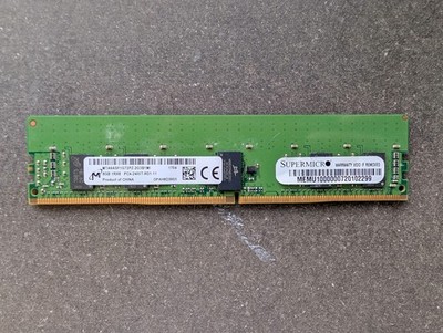 Micron 8GB 1Rx8 PC4-3200AA DDR4 ECC Registered Server Memory MTA9ASF1G72PZ-3G2R