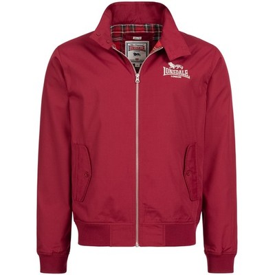 Lonsdale London Harrington Jacke Rot NEU XS S M L XL 2XL 3XL 4XL 5XL Bomberjacke