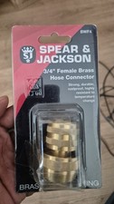 Image of Spear & Jackson BWF4 3/4" Female Brass Hose Connector