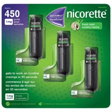 Nicorette QuickMist Fresh Mint 150 sprays, 3-pack