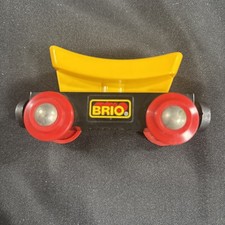 BRIO Rocking Wagon Train Car Yellow Black Magnets