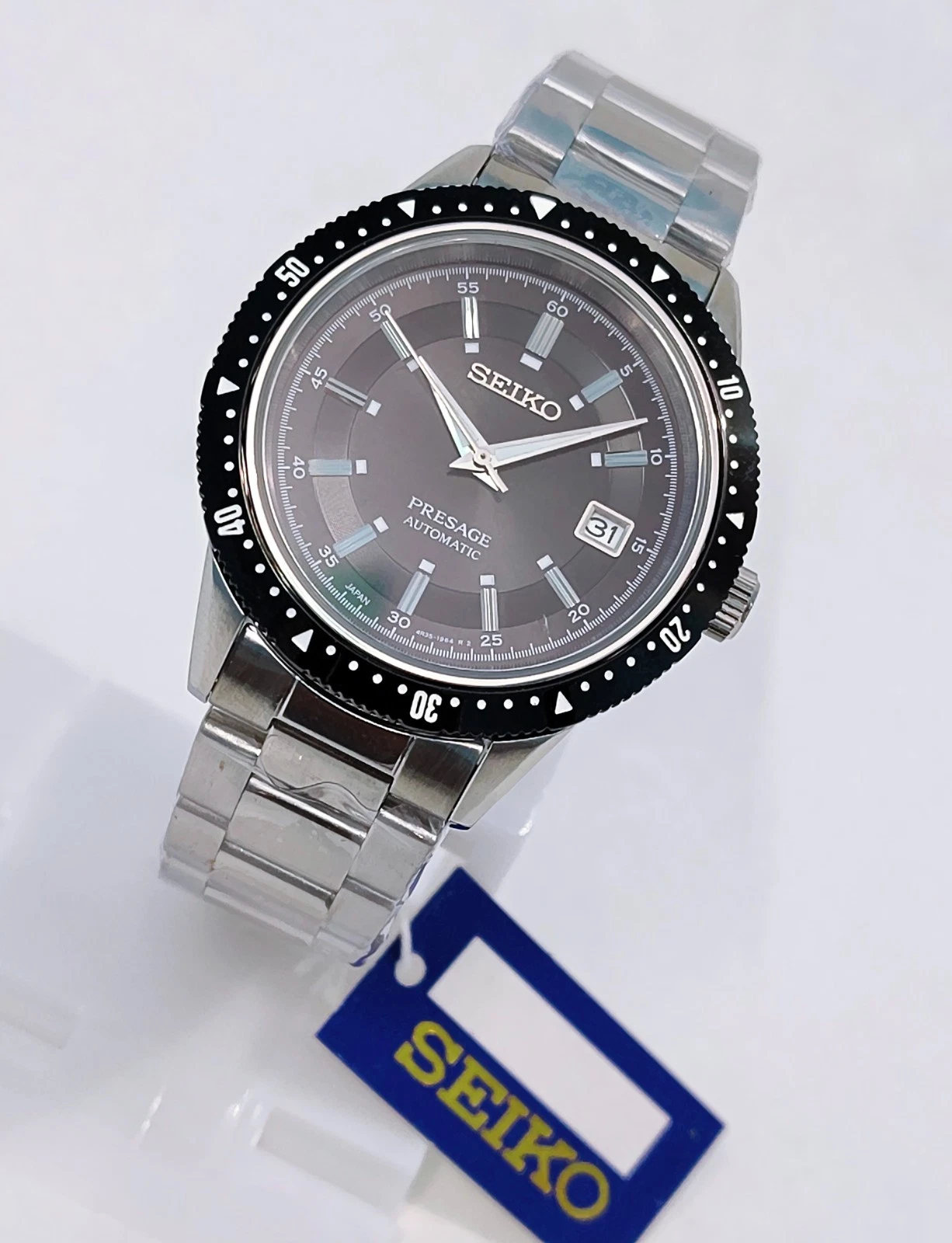 New SEIKO Diver's Automatic 24-Jewels Date Show Japanese Men's 44mm Wristwatch