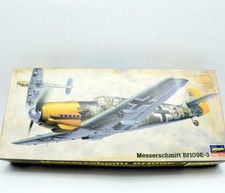 Modellino model kit montaggio MESSERSCHMITT BF109E-3 hasegawa 1:72 MODELLISMO