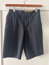 Quiksilver Amphibian Dry Flight 4 Way Stretch Boy s Navy Youth Shorts Size 22