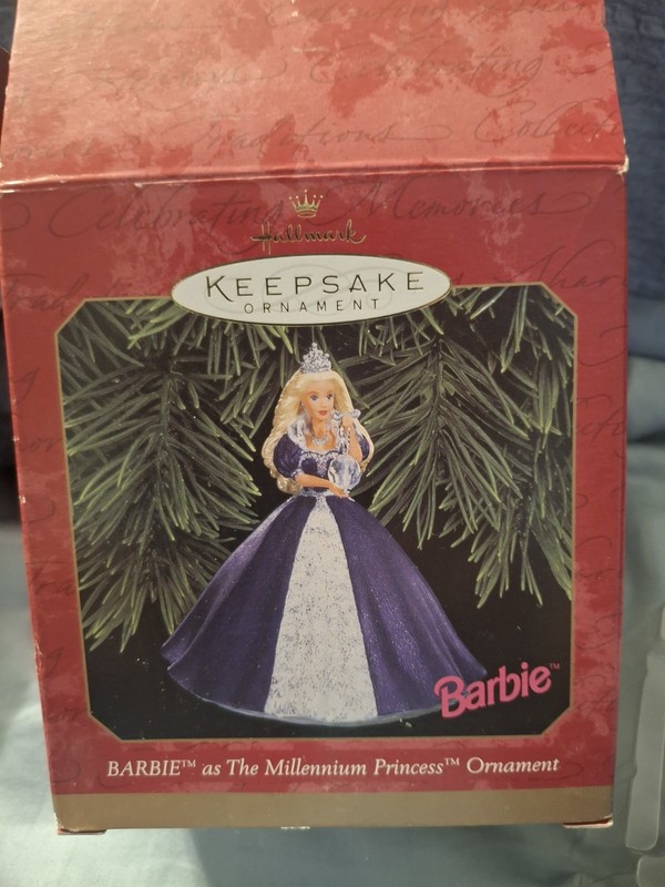 Hallmark Keepsake Barbie As The Millennium Princess Ornament Christmas 1999 VTG