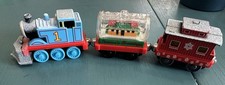 Learning Curve Thomas  Friends Wooden Train Set Tracks Holiday Train Cars 2000