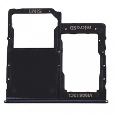 SIM Tray Side Adapter For Samsung Galaxy A40 Micro SD Card, Black