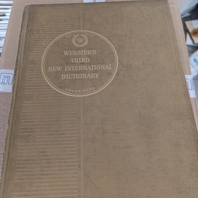 Webster's Third New International Dictionary 2 Volumi - Ed. Merriam 1969