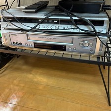 SANYO Digital Playback System VHS Player - Silver AV Connections