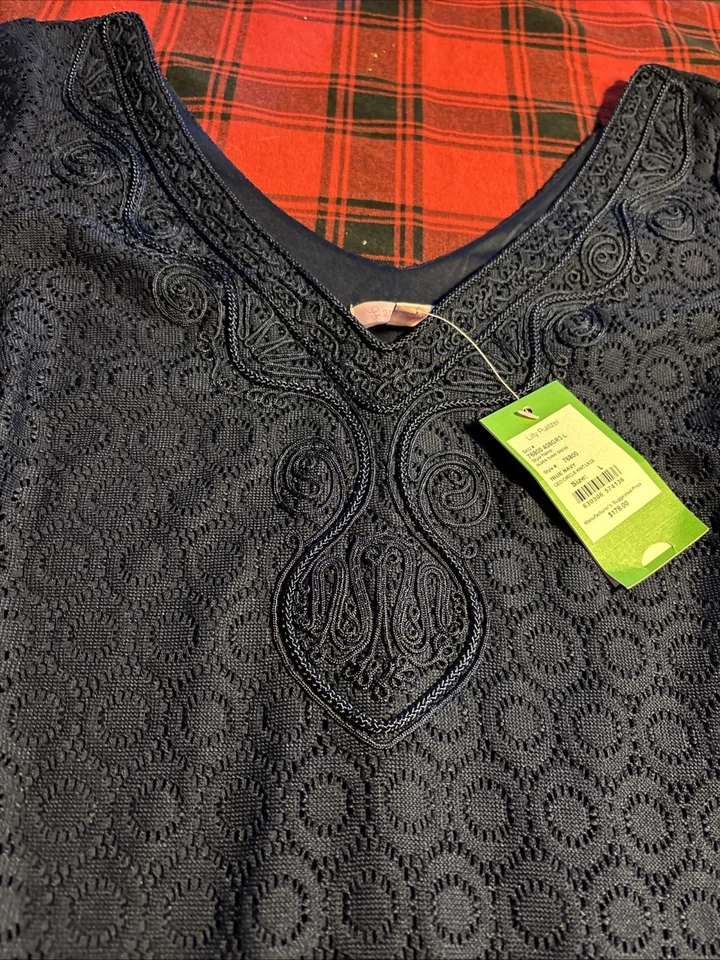 Lilly Pulitzer Alden истинный темно-синий кружева платье полу чистый v-образным вырезом мини-платье большой новый с Ярлыками - Изображение 4 из 4