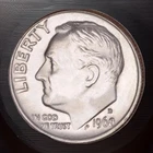1968-D Roosevelt Dime Gem BU From Original Bank Roll Fast Shipping