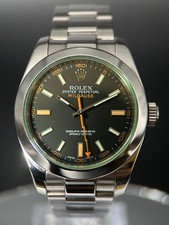 Rolex Milgauss 116400GV Black Dial Stainless Steel Green Crystal 40mm Oyster 2