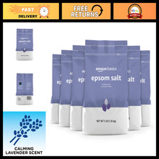 Epsom Salt Lavender Scented Soaking Aid, 3 lb, 6-Pack for Relaxation  Relief