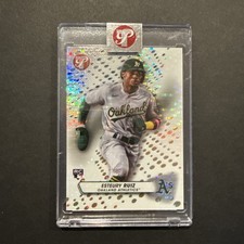 2023 Topps Pristine #73 Esteury Ruiz Refractor Encased RC