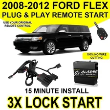 2009-2012 Ford Flex Remote Start Plug and Play Easy Install DIY 3X Lock FO1A