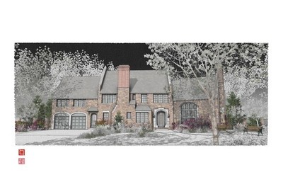 Architectural Rendering print #11 by L. Lumpkins Architects, Inc. 13''x19''