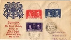 Dr Jim Stamps St. Lucia King George Vi Coronation 3V Set First Day Cover