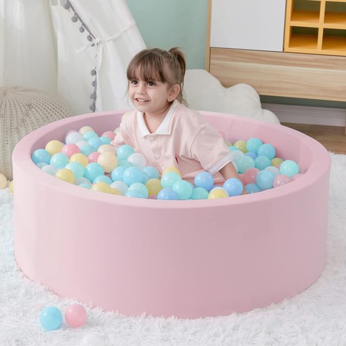 Bällebad für Kleinkinder, 35,4"x 11,8" Schaumstoff Bällebad, Indoor weich rund Baby Pl... - Bild 7 von 8