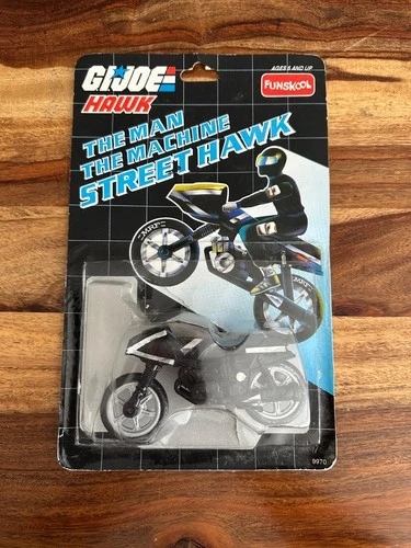 Gi Joe Funskool Street Hawk " Just The Motorcycle And Filecard "