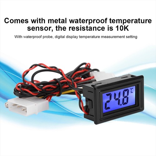Digitale Thermometeranzeige Für G1/4 Wassergekühlte Geräte Mit Wasserdichte KUI - Afbeelding 8 van 9