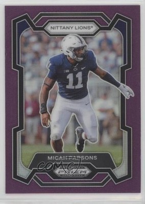 2024 Panini Prizm Draft Picks Purple Prizm /75 Micah Parsons #31 0j3l