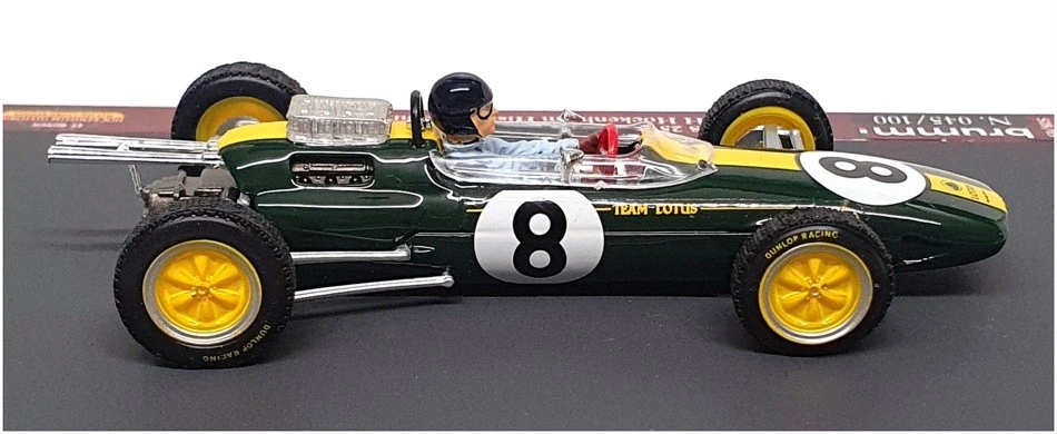 Brumm Escala 1/43 S18/03 - Lotus Jim Clark Campeón del Mundo F1 1963 Hockenheim Foto 3 de 4