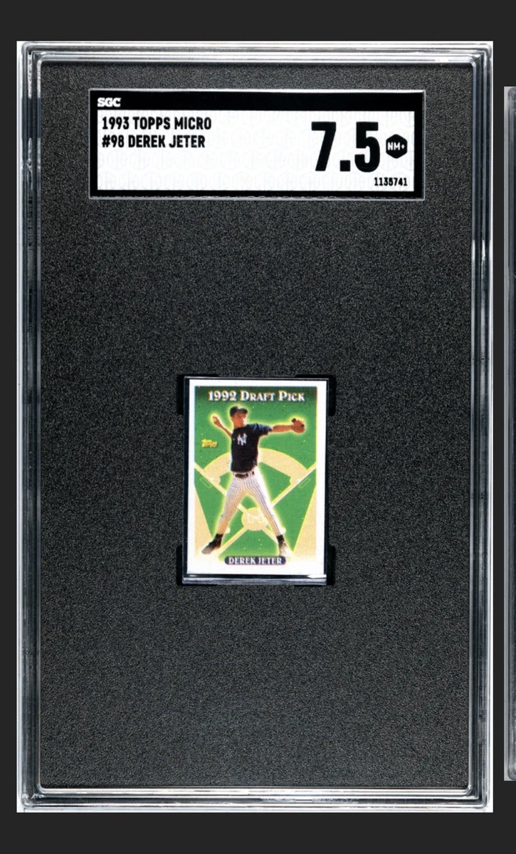 Derek Jeter Grade 7.5 Baseball Sports Trading Cards & Accessories